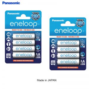 Panasonic Eneloop Rechargeable Battery AA 2000mah (Pack of 8pcs/2 Pack ) -Made In Japan