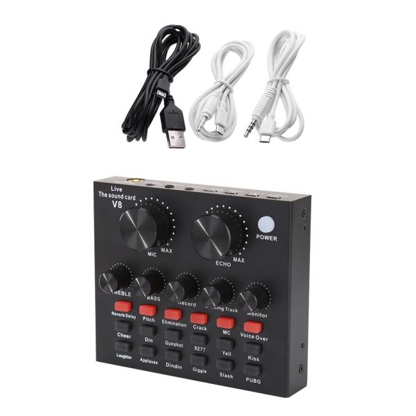 Proocam BM-880 microphone studio mic sound card condenser video ...